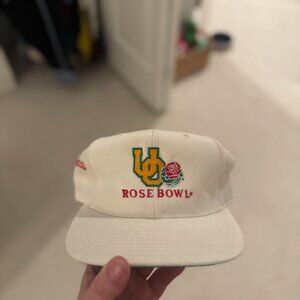 *Vintage & Rare* Nutmeg Oregon Ducks 1994 Rose Bowl Snapback Hat Cap